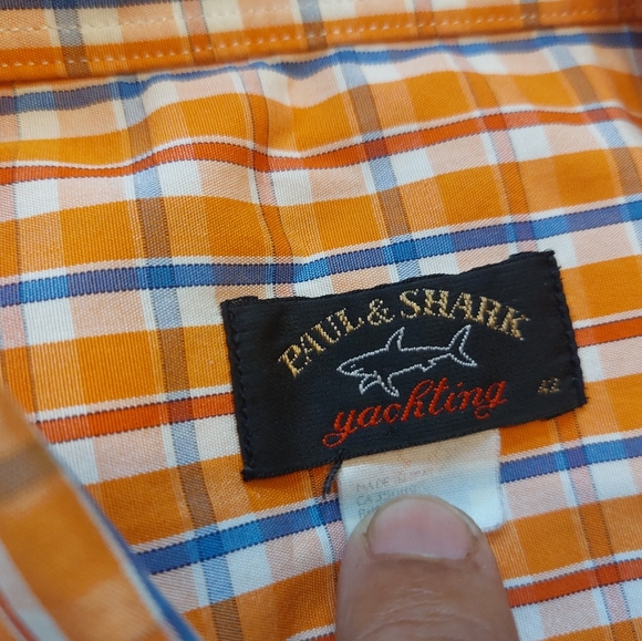 Paul and Shark yachting vtg Button up Shirt - Picture 2 of 5
